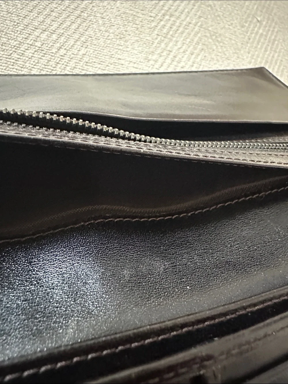 Fendi Brown Tan FF Logo Long Bifold Zucch Wallet